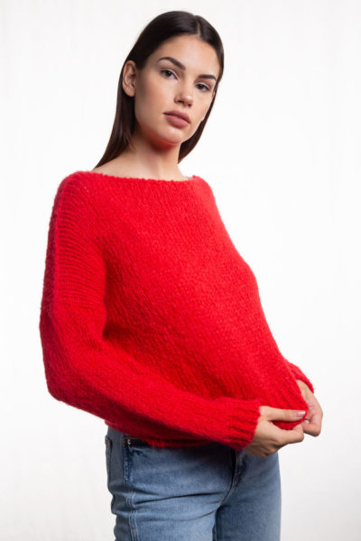 BOAT NECK SWEATER