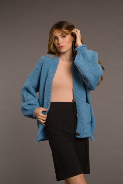KNIT CARDIGAN WITH BUTTONS