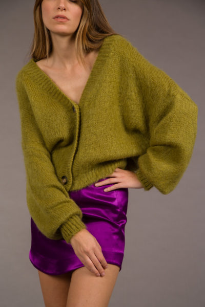 KNIT V-NECK CARDIGAN