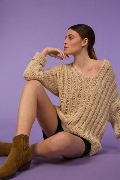 RIBBED SWEATER