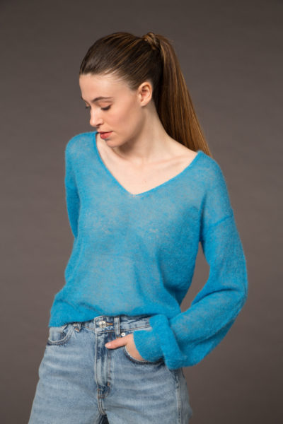 V-neck sweater